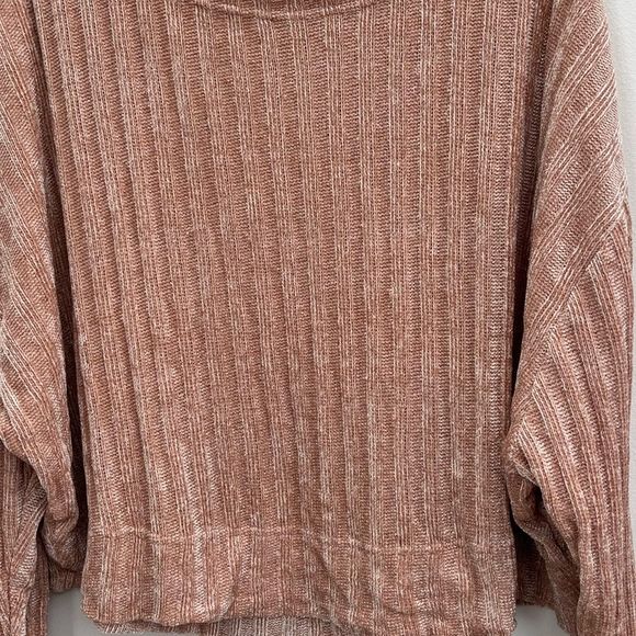 Urban outfitters out from under pinkish brown chenille sweater GUC size L - Picture 4 of 8